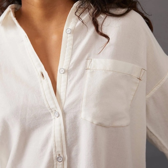 We The Free Smock Oxford Shirt - Picture 2 of 7